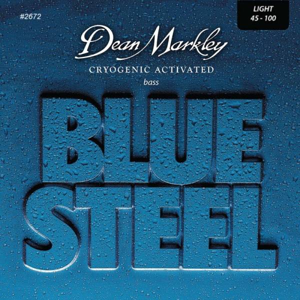 Струны для бас-гитары Dean Markley 2672 Cryogenic Activated Blue Steel Light 4-String 45/100