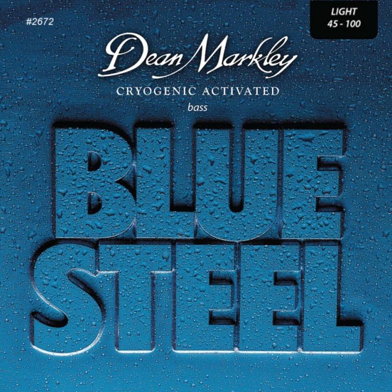 Струни для бас-гітари Dean Markley 2672 Cryogenic Activated Blue Steel Light 4-String 45/100