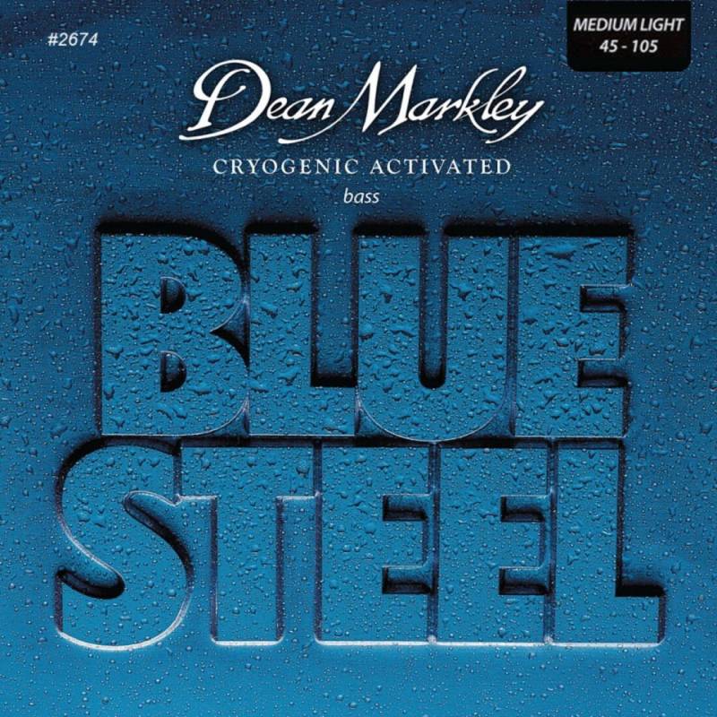 Струни для бас-гітари Dean Markley 2674 Cryogenic Activated Bluesteel Medium Light 4-String 45/105