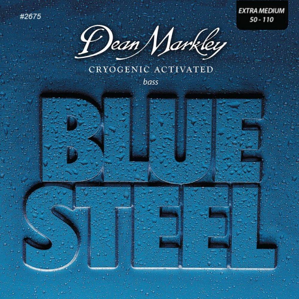 Струны для бас-гитары Dean Markley 2675 Cryogenic Activated Bluesteel Extra Medium 4-String 50/110
