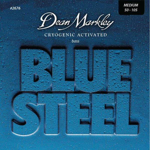 Струны для бас-гитары Dean Markley 2676 Cryogenic Activated Bluesteel Medium 50/105