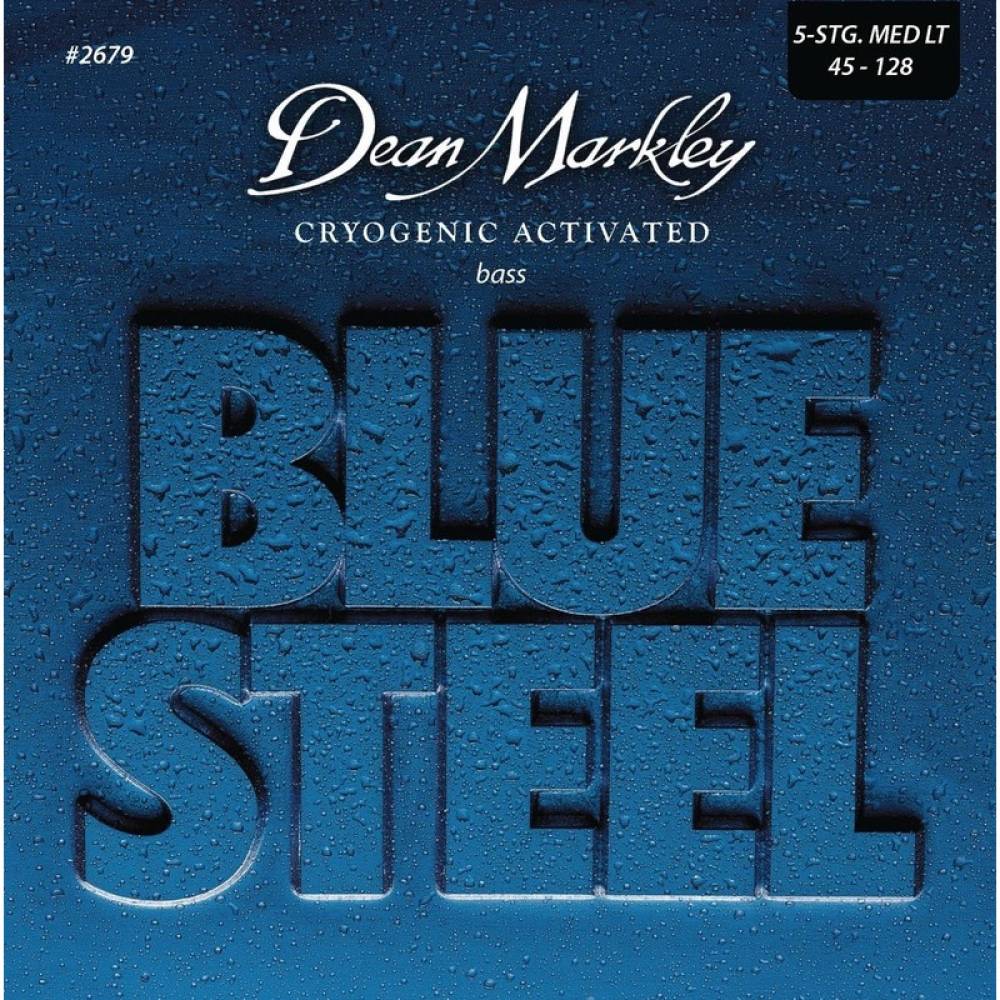 Струны для бас-гитары Dean Markley 2679 Cryogenic Activated Nickel Plated Bluesteel Medium Light 5-String 45/128
