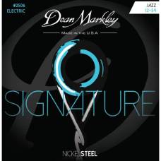 Струны для электрогитары Dean Markley 2506 Signature Series Nickel Steel Jazz 12/54