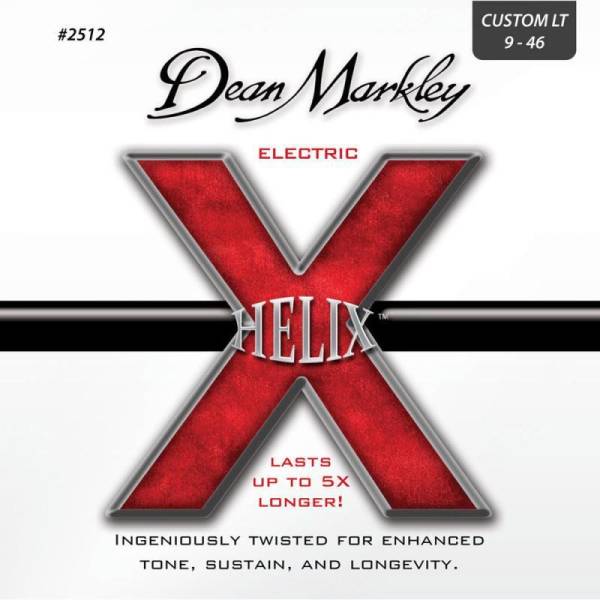 Струны для электрогитары Dean Markley 2512 Helix HD Custom Light 9/46