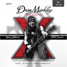 Струны для электрогитары Dean Markley 2518 Helix Nick Catanese 10/56
