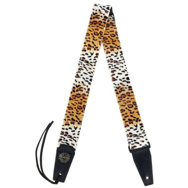 Ремень для гитары DIMARZIO Cheetah Guitar Strap with Leather Ends