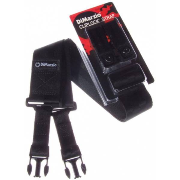 Ремінь для гітари DiMarzio 2 INCH NYLON CLIPLOCK BLACK