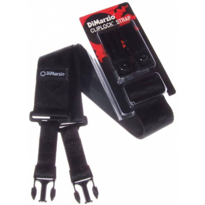 Ремень для гитары DiMarzio 2 INCH NYLON CLIPLOCK BLACK