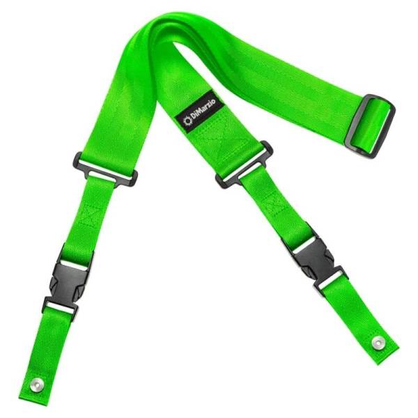 Ремень для гитары DIMARZIO 2 INCH NYLON CLIPLOCK NEON GREEN