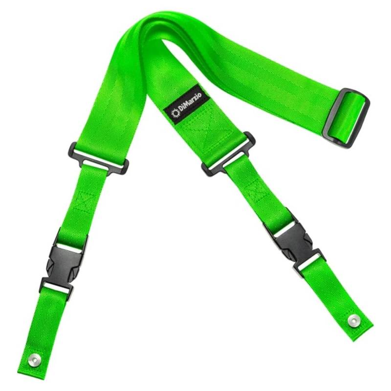 Ремінь для гітари DIMARZIO 2 INCH NYLON CLIPLOCK NEON GREEN