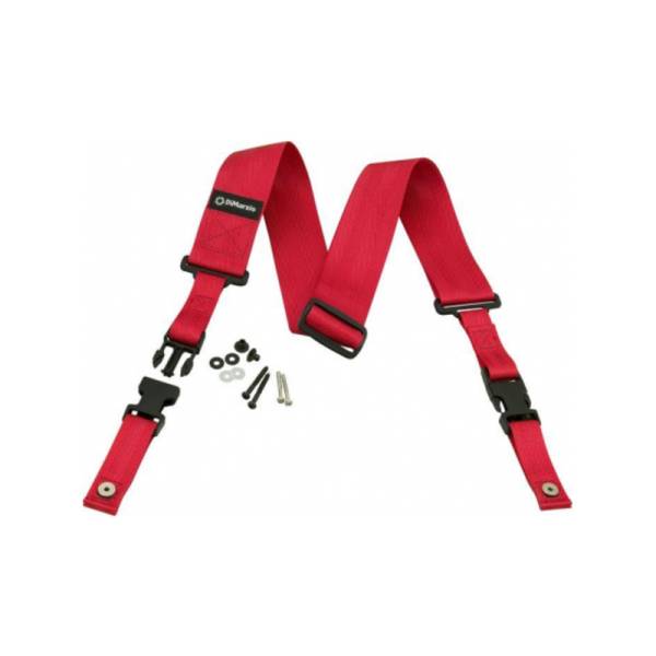 Ремінь для гітари DiMarzio 2 INCH NYLON CLIPLOCK RED