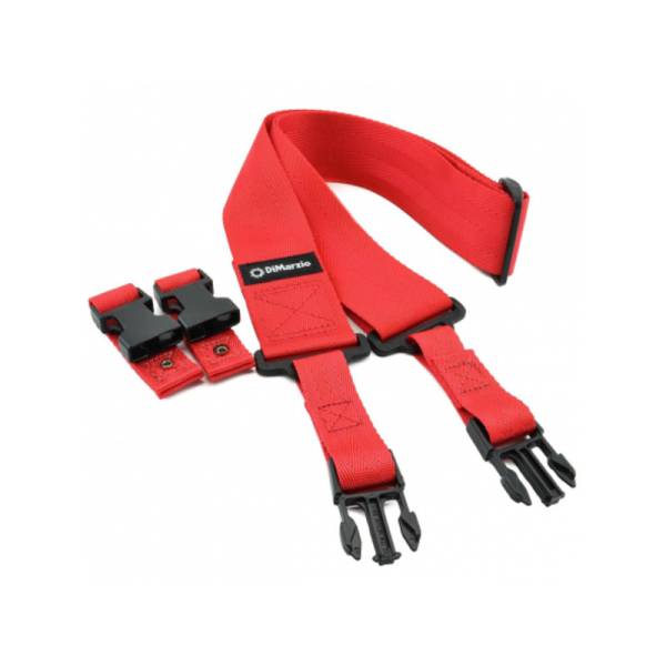 Ремінь для гітари DiMarzio 2 INCH NYLON CLIPLOCK RED