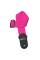 Ремінь для гітари DIMARZIO NYLON WITH LEATHER ENDS (NEON PINK)