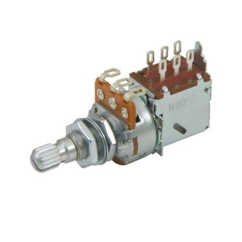 Потенціометр для гітари DiMarzio EP1201PP Audio Taper Potentiometer 500K Push-Pull