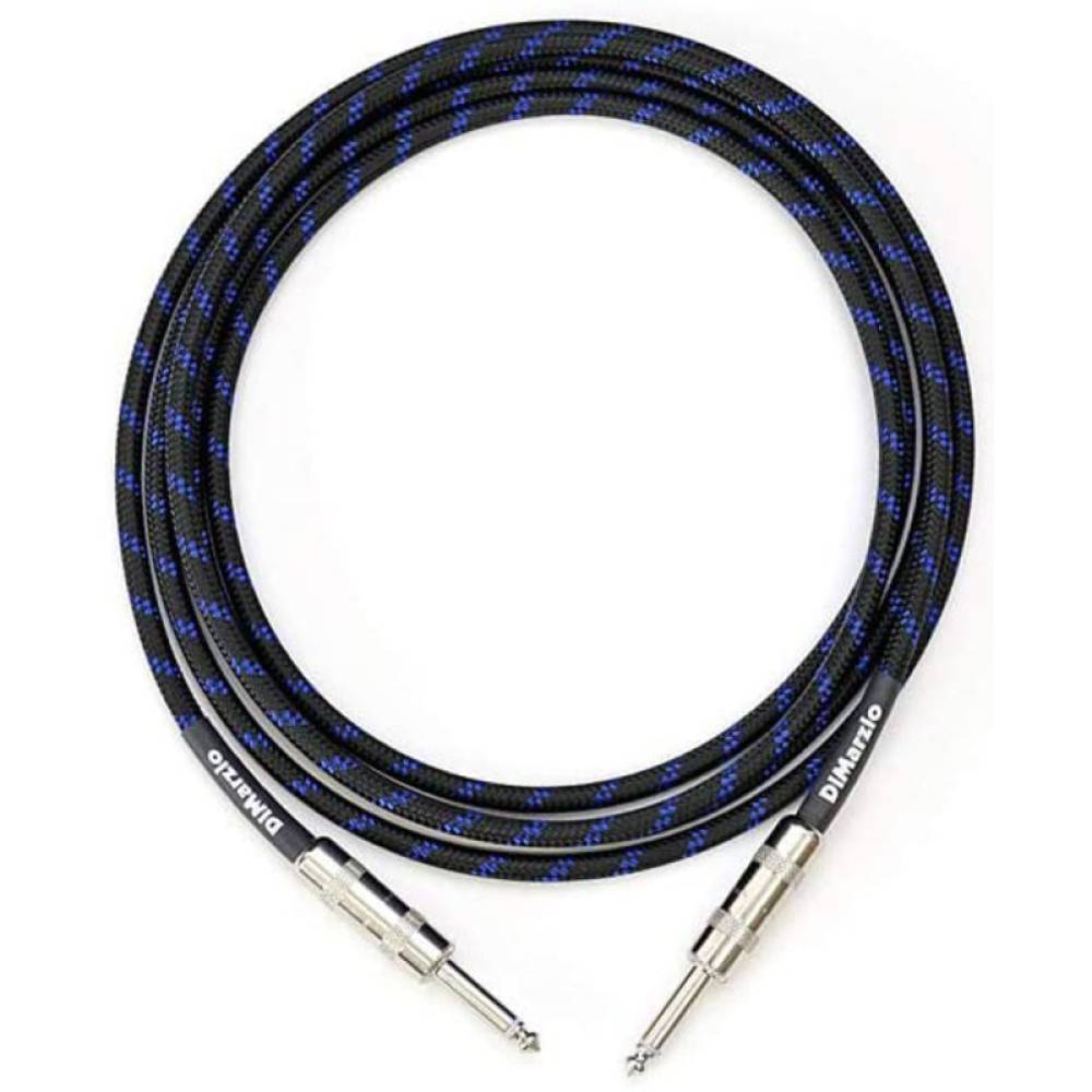 Кабель инструментальный DiMarzio EP1710SSBB Overbraid Instrument Cable 3.0m (10ft)
