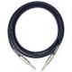 Кабель инструментальный DiMarzio EP1710SSBB Overbraid Instrument Cable 3.0m (10ft)