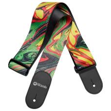 Ремінь для гітари DIMARZIO STEVE VAI PRINT - GREEN UNIVERSE