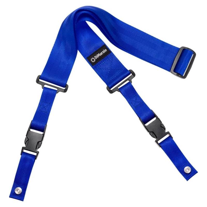 Ремень для гитары DIMARZIO 2 INCH NYLON CLIPLOCK BLUE