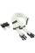 Ремень для гитары DIMARZIO 2 INCH NYLON CLIPLOCK WHITE