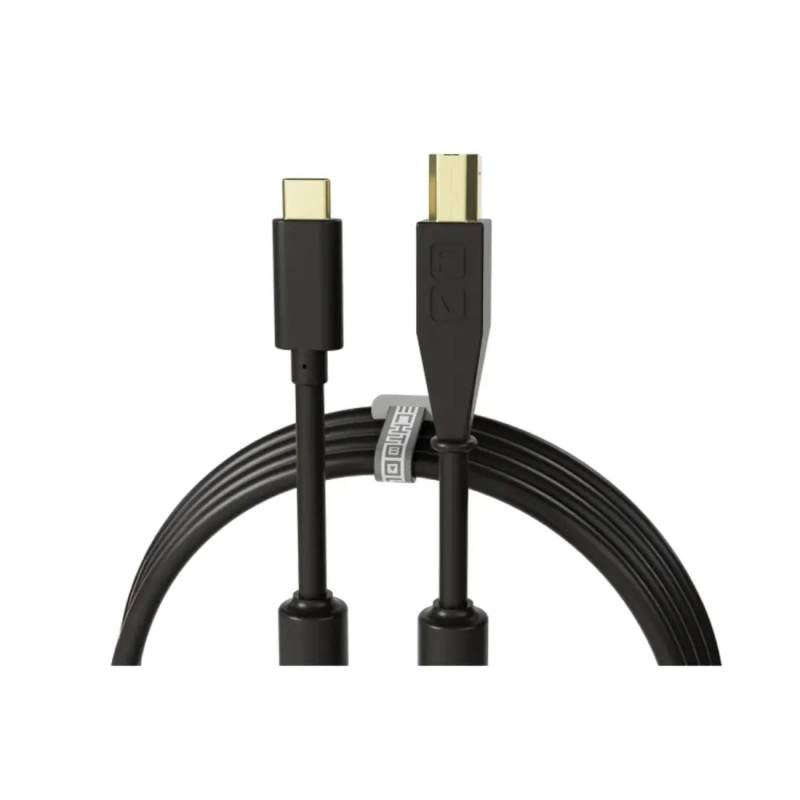 Інструментальний кабель DJ Techtools Chroma Cables: USB-C to B Black
