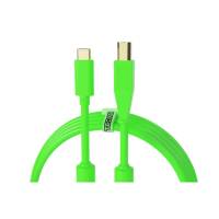 Інструментальний кабель DJ Techtools Chroma Cables: USB-C to B Green