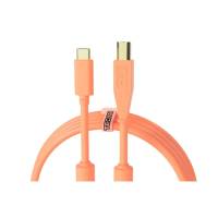 Інструментальний кабель DJ Techtools Chroma Cables: USB-C to B Neon Orange