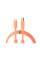 Інструментальний кабель DJ Techtools Chroma Cables: USB-C to B Neon Orange