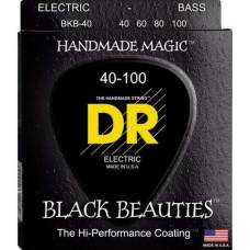 Струны для бас-гитары DR BKB-40 Black Beauties K3 Coated Medium 40/100