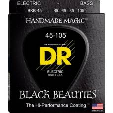 Струны для бас-гитары DR BKB-45 Black Beauties K3 Coated Medium 45/105