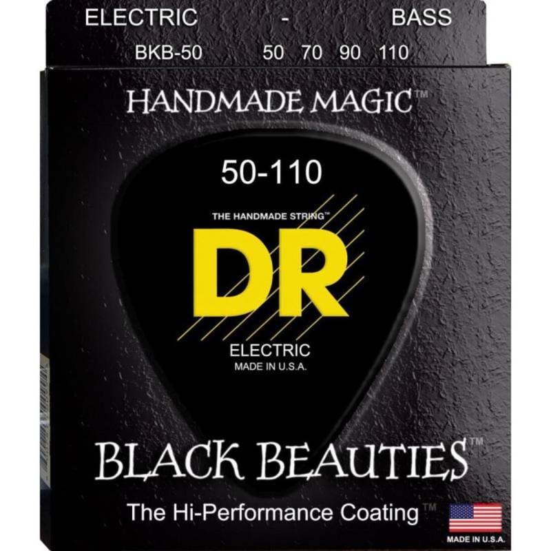 Струны для бас-гитары DR BKB-50 Black Beauties K3 Coated Heavy 50/110
