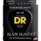 Струни для бас-гітари DR BKB5-45 Black Beauties K3 Coated Medium 5 Strings 45/125