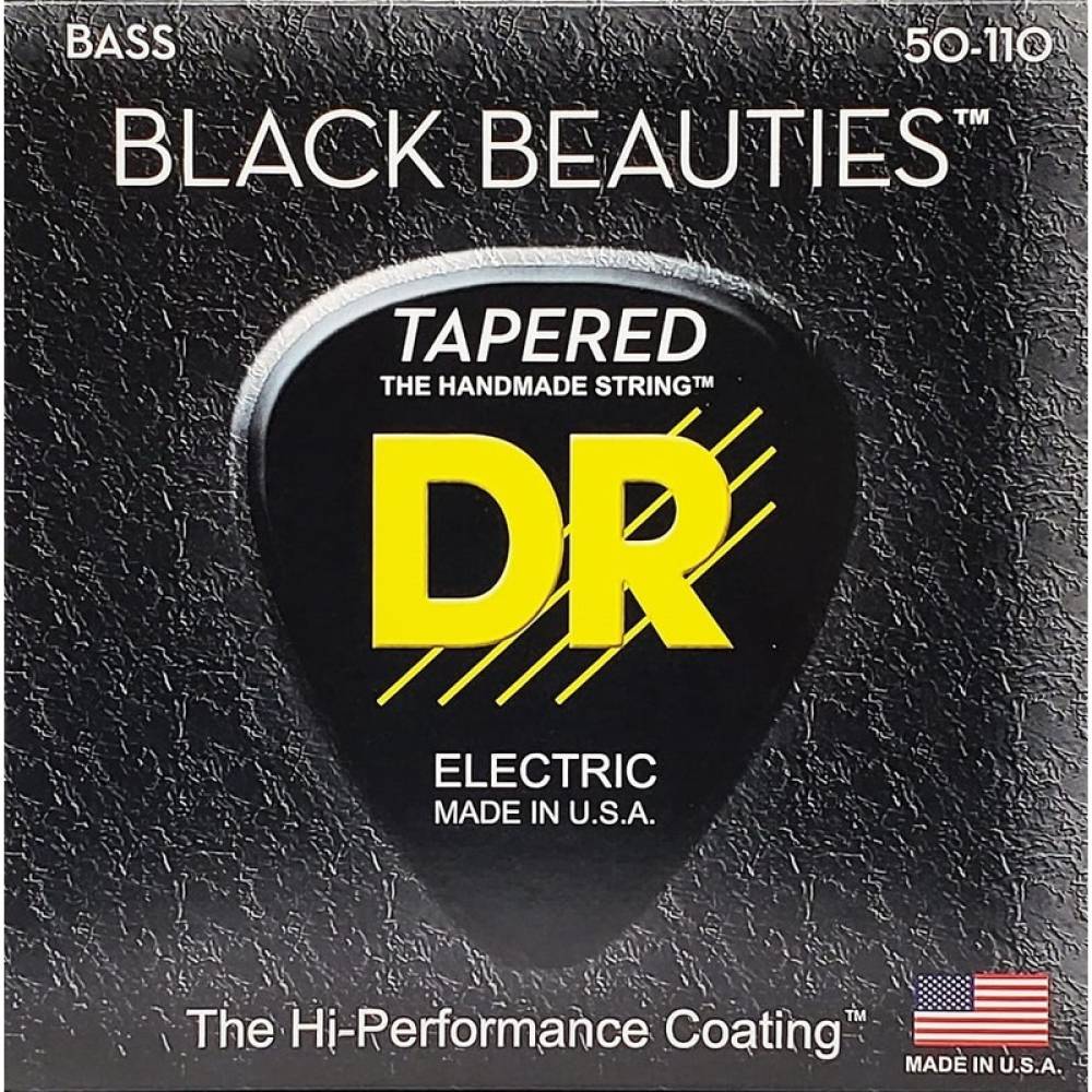 Струны для бас-гитары DR BKBT-50 Black Beauties Black Coated 50/110