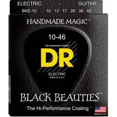 Струни для електрогітари DR BKE-10 Black Beauties Medium K3 Coated 10/46