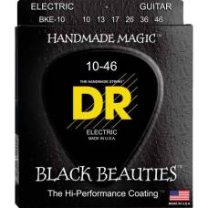 Струны для электрогитары DR BKE-10 Black Beauties Medium K3 Coated 10/46