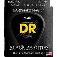 Струны для электрогитары DR BKE-9/46 Black Beauties Light Heavy K3 Coated 9/46
