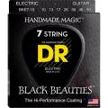 Струни для електрогітари DR BKE7-10 Black Beauties Medium K3 Coated 7 Strings 10/56