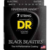 Струни для електрогітари DR BKE7-9 Black Beauties Light K3 Coated 7 Strings 9/52
