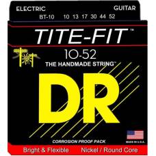 Струни для електрогітари DR BT-10 Tite-Fit Nickel Plated Big-n-Heavy 10/52