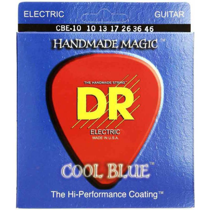 Струни для електрогітари DR CBE-10 Cool Blue Medium Coated 10/46