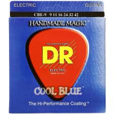 Струни для електрогітари DR CBE-9 Cool Blue Light Coated 9/42