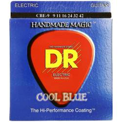 Струни для електрогітари DR CBE-9 Cool Blue Light Coated 9/42