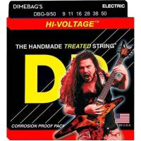 Струны для электрогитары DR DBG-9/50 Dimebag Darrell Hi Voltage Nickel Plated Light & Heavy 9/50