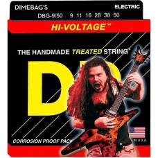 Струни для електрогітари DR DBG-9/50 Dimebag Darrell Hi Voltage Nickel Plated Light & Heavy 9/50