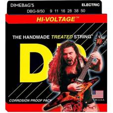 Струни для електрогітари DR DBG-9/50 Dimebag Darrell Hi Voltage Nickel Plated Light & Heavy 9/50