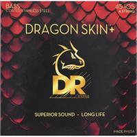 Струны для бас-гитары DR DBS-45 Dragon Skin Coated Medium 4-String 45/105