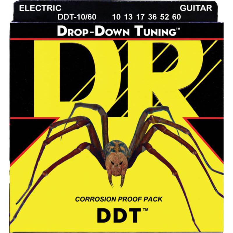 Струни для електрогітари DR DDT-10/60 Drop-Down Tuning Nickel Plated Heavy 10/60