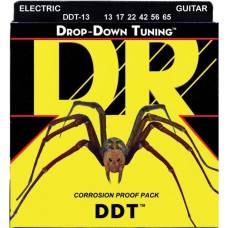 Струны для электрогитары DR DDT-13 Drop-Down Tuning Nickel Plated Mega Heavy 13/65
