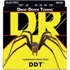 Струни для бас-гітари DR DDT-45 Drop-Down Tuning Medium 45/105