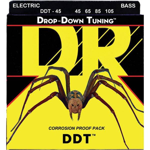 Струни для бас-гітари DR DDT-45 Drop-Down Tuning Medium 45/105