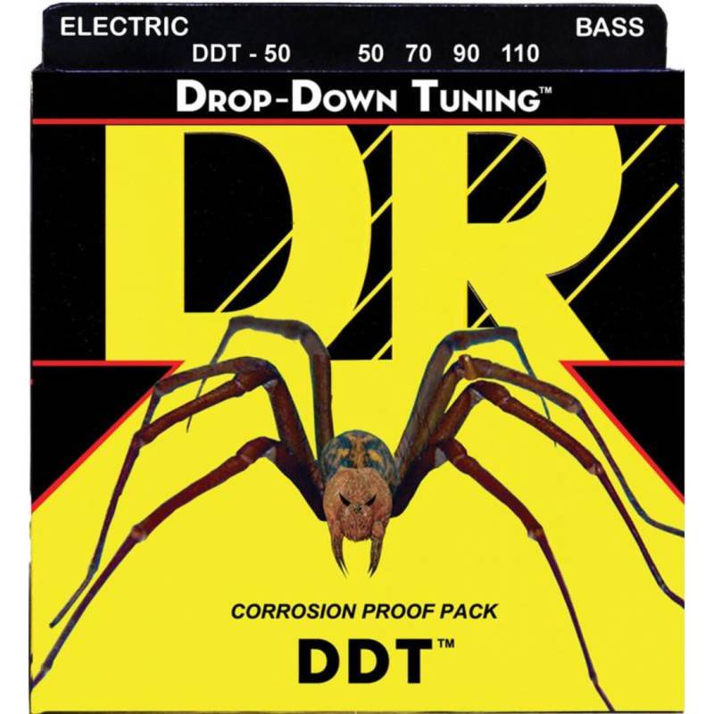 Струны для бас-гитары DR DDT-50 Drop-Down Tuning Heavy 50/110